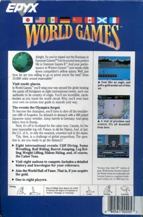 World Games box cover back